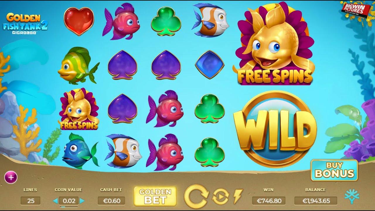 Увлекательные игровые слоты «Golden Fish Tank 2» на сайте казино Максслотс